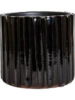 Кашпо Comet pot black D42 H40 см