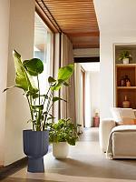 Кашпо Vibes fold coupe anthracite D30 H45 см