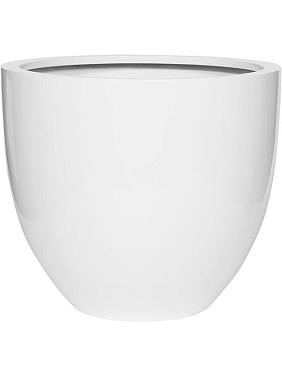 Кашпо Fiberstone jesslyn m glossy white Кашпо Fiberstone jesslyn m glossy white
