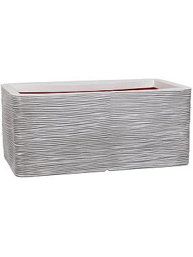 Кашпо Capi nature rib nl planter rectangle ivory Кашпо Capi nature rib nl planter rectangle ivory
