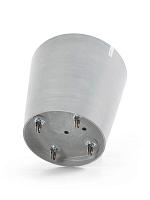 Кашпо Ecopots amsterdam wheels 60 white grey D60 H56 см