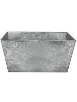 Кашпо Artstone ella bowl grey L25 W25 H12 см