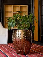 Кашпо Laos emperor gold D44 H55 см