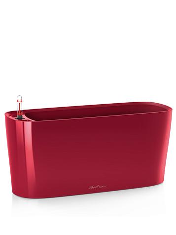 Кашпо Lechuza Delta 20 красный лакированный