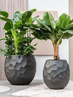 Кашпо Baq polystone nathan james balloon pueter champagne D60 H63 см