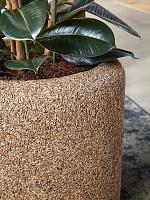 Кашпо Baq naturescast cylinder natural (с техническим горшком) D38 H40 см