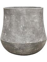 Кашпо Baq polystone coated plain darcy raw grey D62 H60 см Кашпо Baq polystone coated plain darcy raw grey D62 H60 см