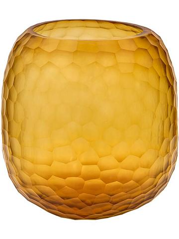 Ваза Vase chisel cut amber Ваза Vase chisel cut amber