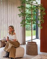 Кашпо Colorado pot chocolate brown D38 H36 см