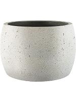 Кашпо Grigio modern bowl antique white D110 H67 см
