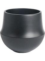 Кашпо Fusion pot black D17 H15 см Кашпо Fusion pot black D17 H15 см