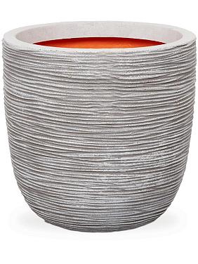 Кашпо Capi nature rib nl planter ball ivory Кашпо Capi nature rib nl planter ball ivory