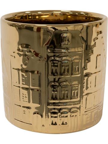 Кашпо Jille pot houses gold Кашпо Jille pot houses gold