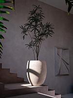 Кашпо Terreno tall balloon sand D40 H50 см