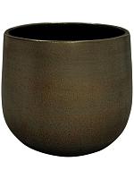 Кашпо Esra pot shiny green D15 H13 см