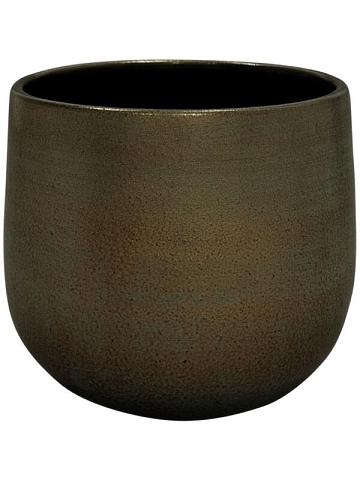 Кашпо Esra pot shiny green