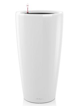 Кашпо Lechuza Rondo (белый лакированный)