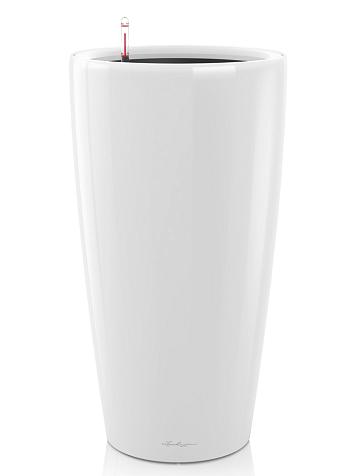 Кашпо Lechuza Rondo 40 белый лакированный