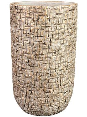 Кашпо Maxim pot tall shiny sand Кашпо Maxim pot tall shiny sand