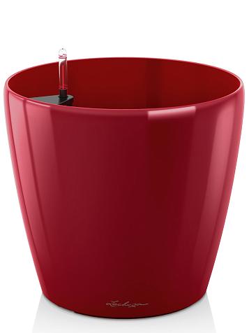 Кашпо Lechuza Classico 70 красный лакированный