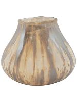 Ваза Meja vase splashed cream D14 H11 см