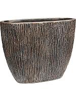 Кашпо Baq luxe lite universe waterfall oval bronze L50 W22 H40 см Кашпо Baq luxe lite universe waterfall oval bronze L50 W22 H40 см
