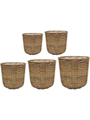 Кашпо Jet pot natural (набор 5 шт) Кашпо Jet pot natural (набор 5 шт)