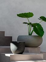 Кашпо Terreno low balloon clay D114 H54 см