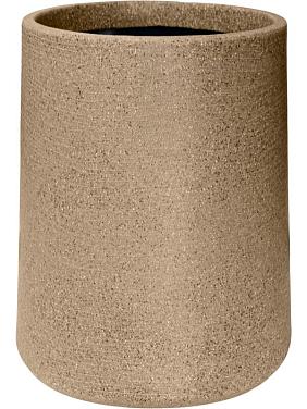 Кашпо Capi arc granite sandbag high warm taupe