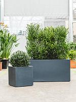 Кашпо Stretto box anthracite L100 W50 H50 см