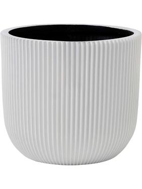 Кашпо Capi nature groove special planter ball white Кашпо Capi nature groove special planter ball white