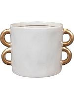 Кашпо Bianca pot ivory D11 H9 см