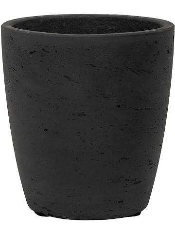 Кашпо Rough gerben m black washed