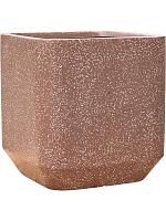 Кашпо Baq terrazzo rounded cube mocha L45 W45 H46 см