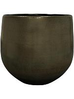 Кашпо Esra pot shiny green D36 H32 см