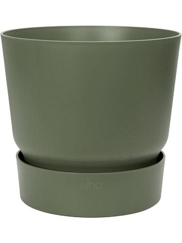 Кашпо с поддоном Greenville round leaf green Кашпо с поддоном Greenville round leaf green