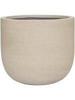 Кашпо Cement & stone cody s beige washed D24 H22 см