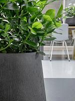 Кашпо Baq raindrop darcy anthracite D30 H26 см