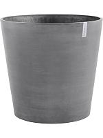 Кашпо Ecopots amsterdam wheels 60 grey D60 H56 см