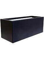 Кашпо Vepo betula rectangle anthracite L100 W50 H50 см