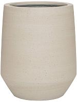 Кашпо Cement & stone harith high l beige washed D53 H68 см