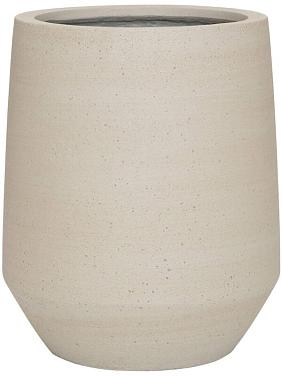 Кашпо Cement & stone harith high l beige washed Кашпо Cement & stone harith high l beige washed