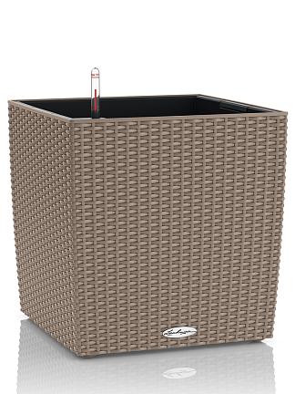 Кашпо Lechuza Cube Cottage (бежевый)