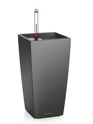 Кашпо Lechuza mini-Cubi и maxi-Cubi (антрацитовый металлик)