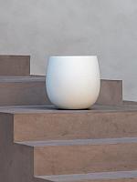 Кашпо Argento balloon matt white D30 H30 см