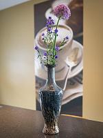 Ваза Jorien vase peacock blue D15 H29 см Ваза Jorien vase peacock blue D15 H29 см