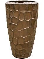 Кашпо Cascara partner relief sepia D43 H75 см