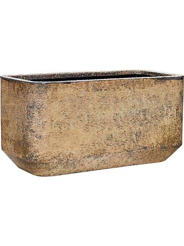 Кашпо Baq atlas rounded rectangle brown