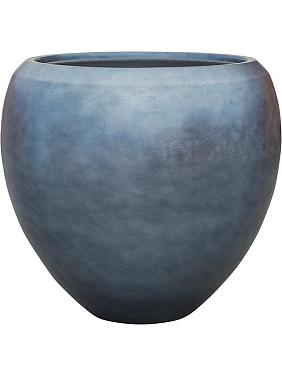 Кашпо Baq metallic silver leaf couple matt ice blue (с техническим горшком) Кашпо Baq metallic silver leaf couple matt ice blue (с техническим горшком)