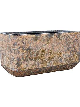 Кашпо Baq atlas rounded rectangle brown Кашпо Baq atlas rounded rectangle brown